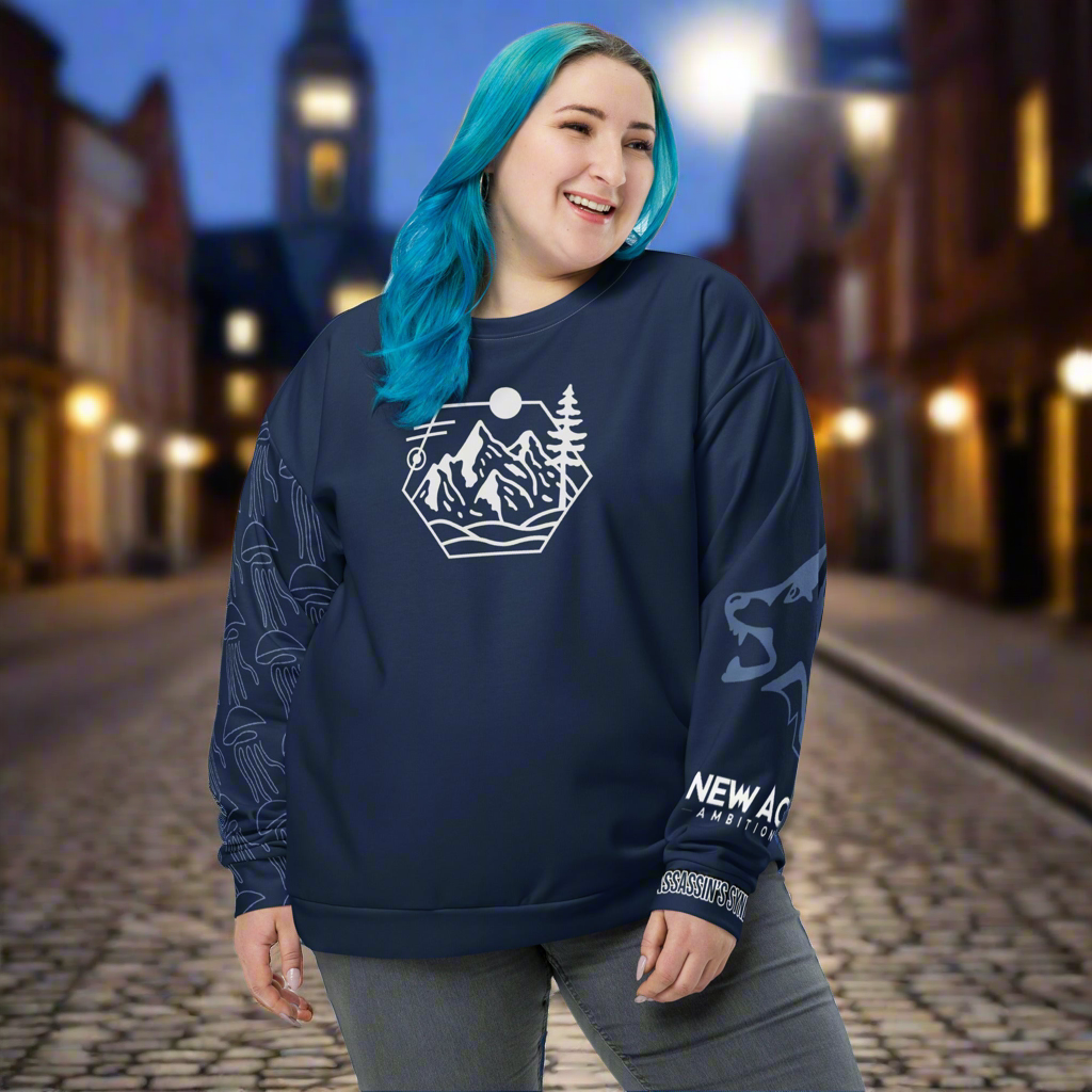New Age Ambition Assassin’s Syndicate “Cybernetic-Wolf” UNISEX Sweatshirt