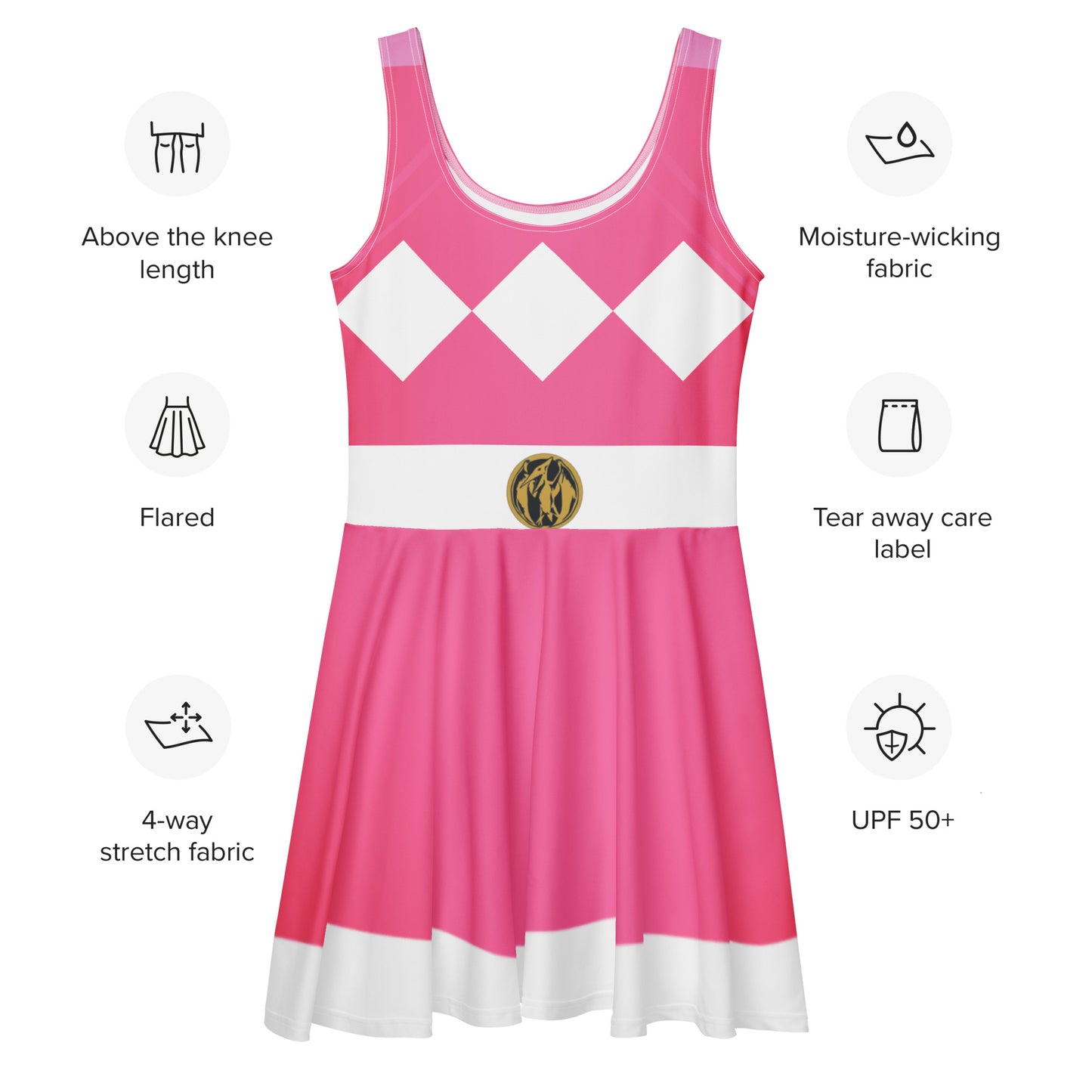 “Pteradactyl Power” Skater Dress
