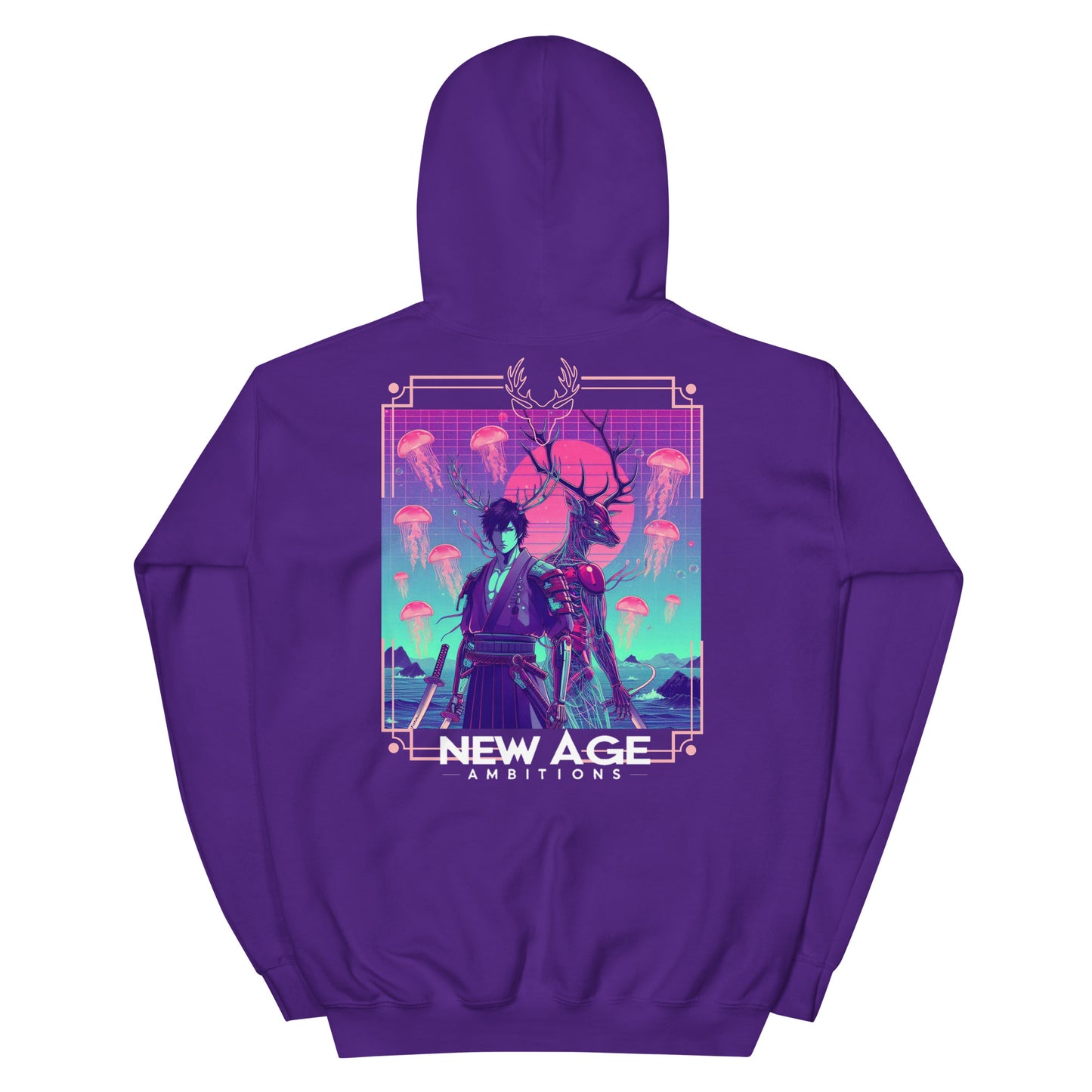 New Age Ambitions- Assassin’s Syndicate “The Red Deer Cyborg” Unisex Hoodie