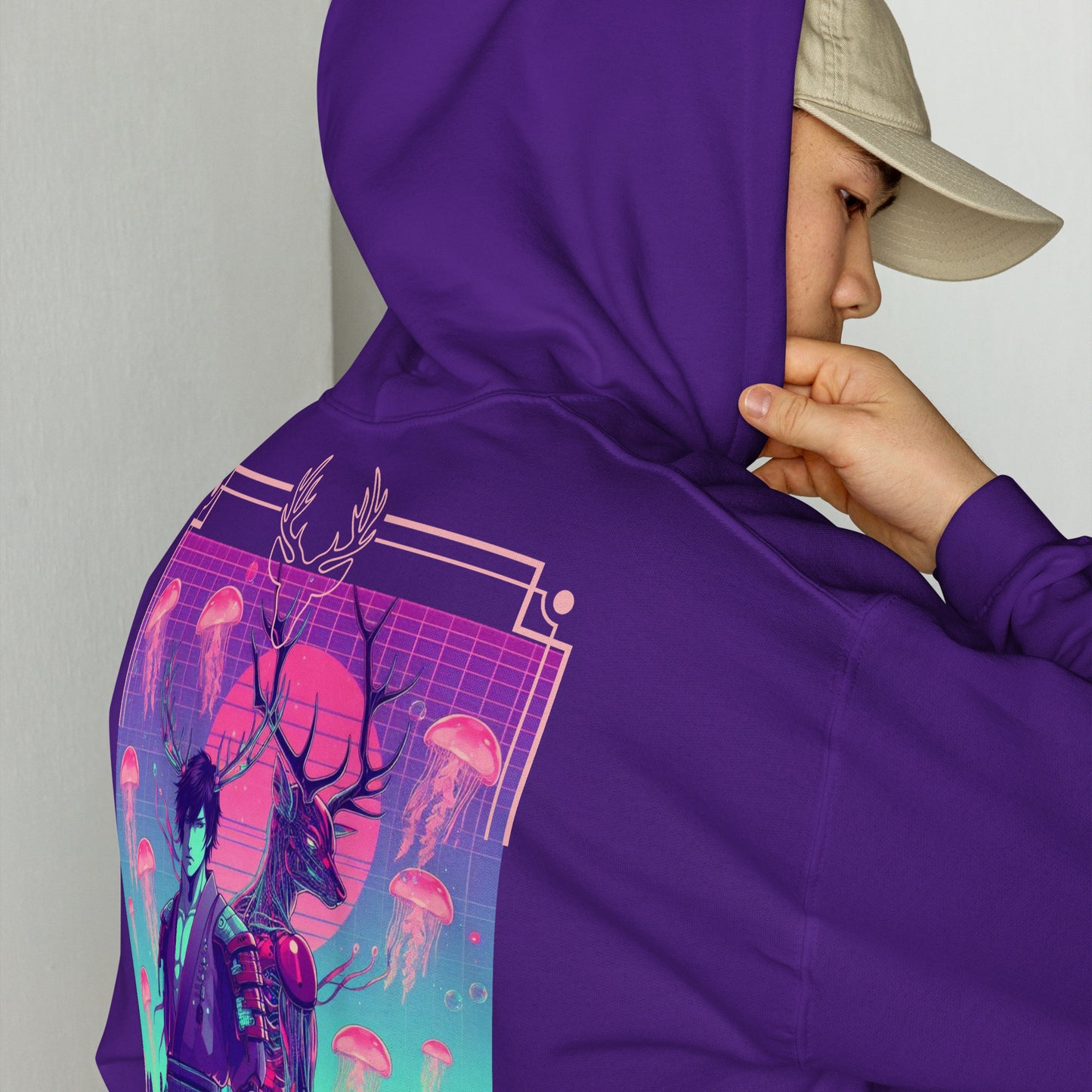 New Age Ambitions- Assassin’s Syndicate “The Red Deer Cyborg” Unisex Hoodie