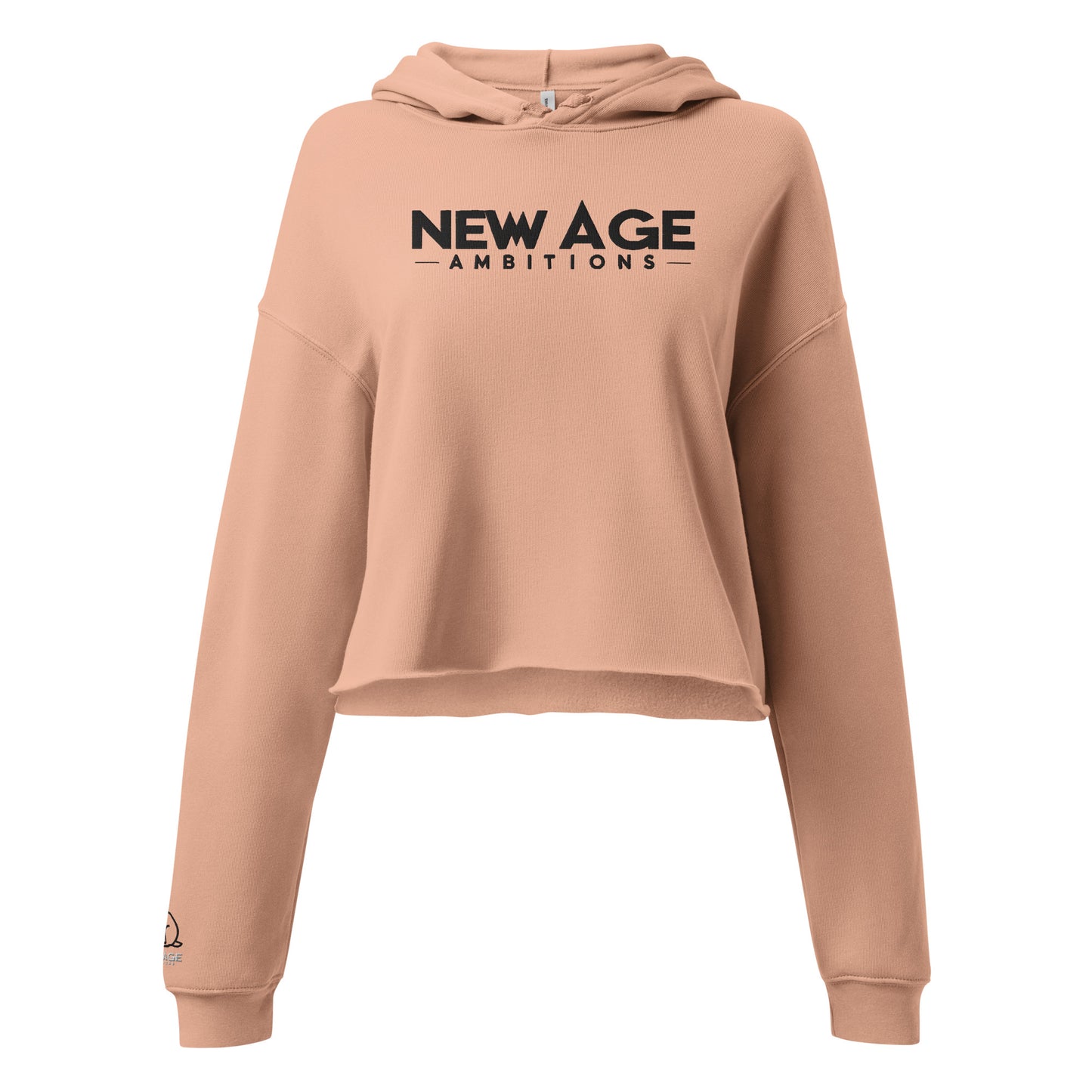 New Age Running Rabbit Crop Hoodie