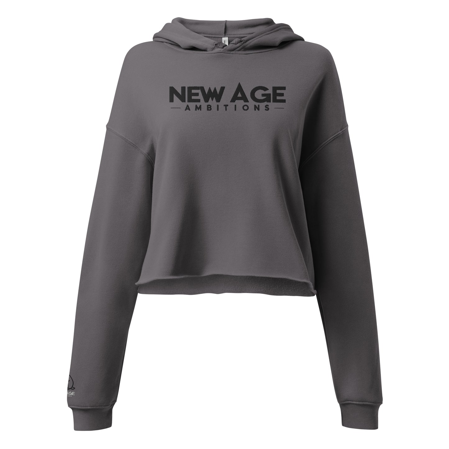 New Age Running Rabbit Crop Hoodie