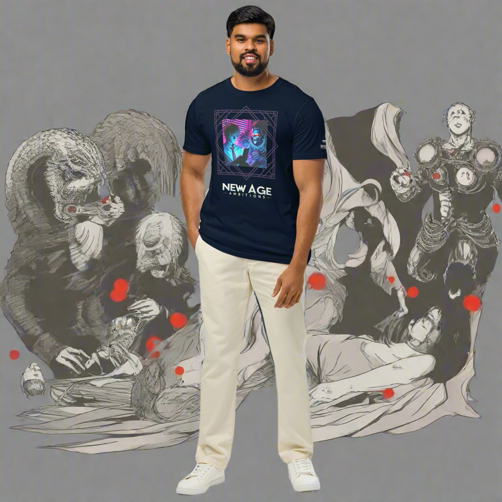 Death Note inspired UNISEX Organic Mid-Light t-shirt