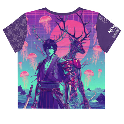 New Age Ambitions- Assassin’s Syndicate “The Red Deer Cyborg” Crop Top