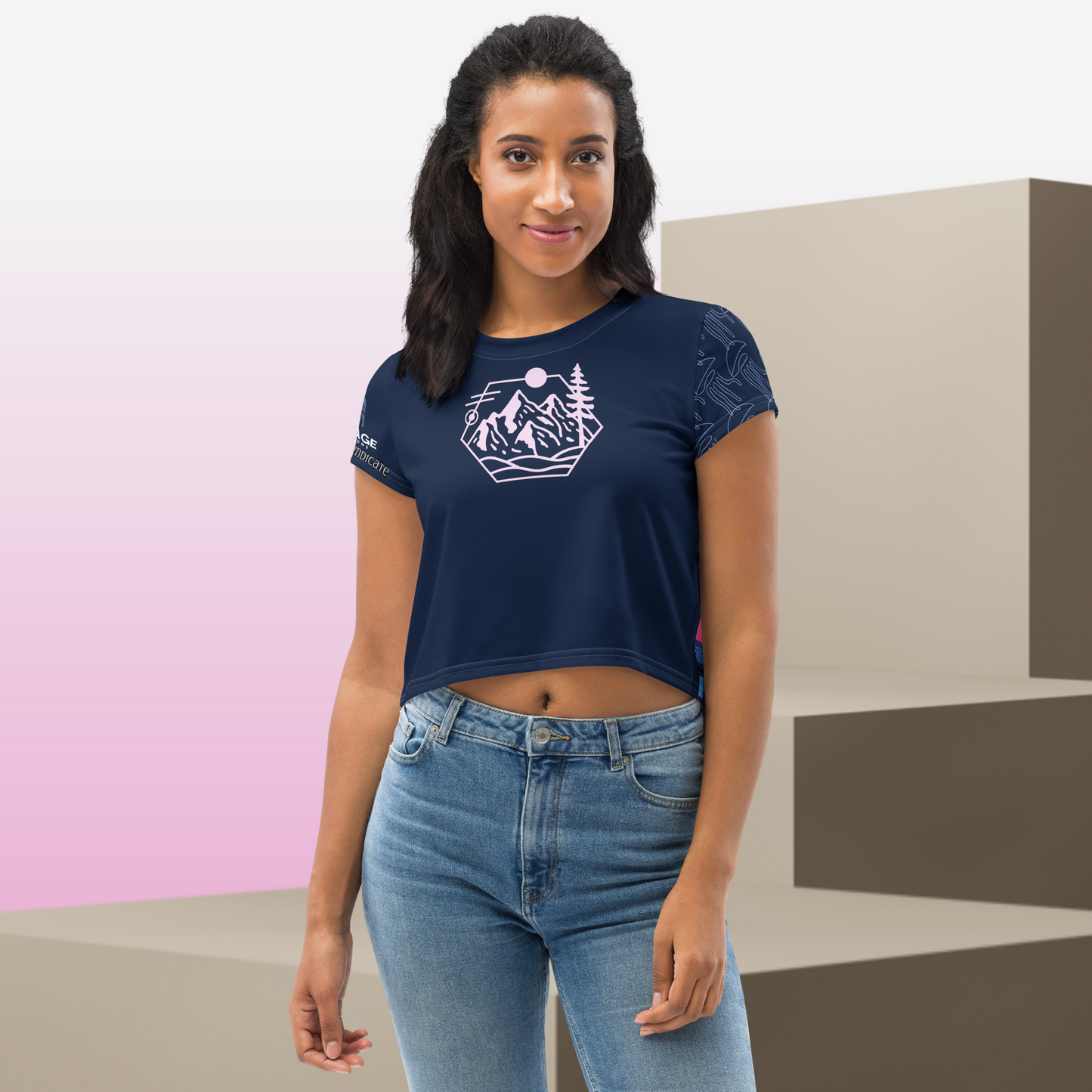 New Age Ambition Assassin’s Syndicate “Cybernetic-Wolf” Crop Tee