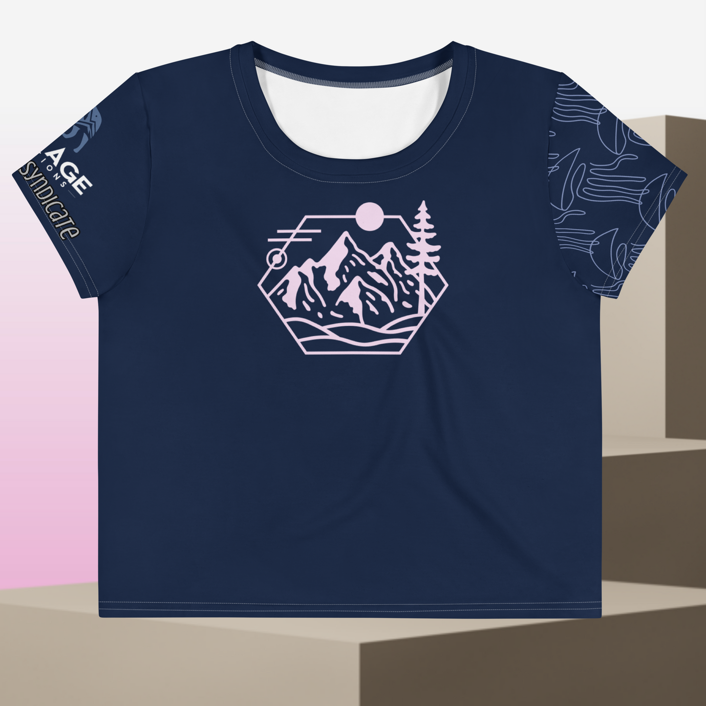 New Age Ambition Assassin’s Syndicate “Cybernetic-Wolf” Crop Tee