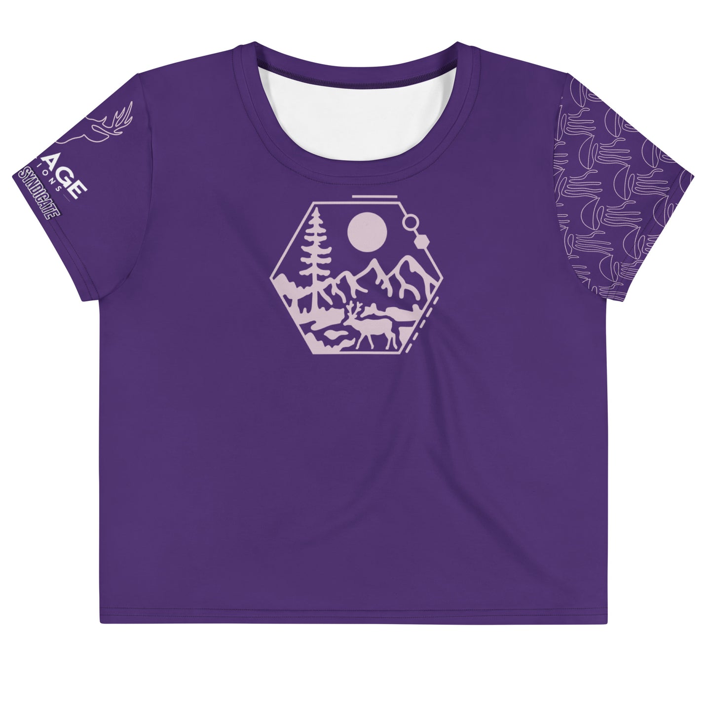 New Age Ambitions- Assassin’s Syndicate “The Red Deer Cyborg” Crop Top