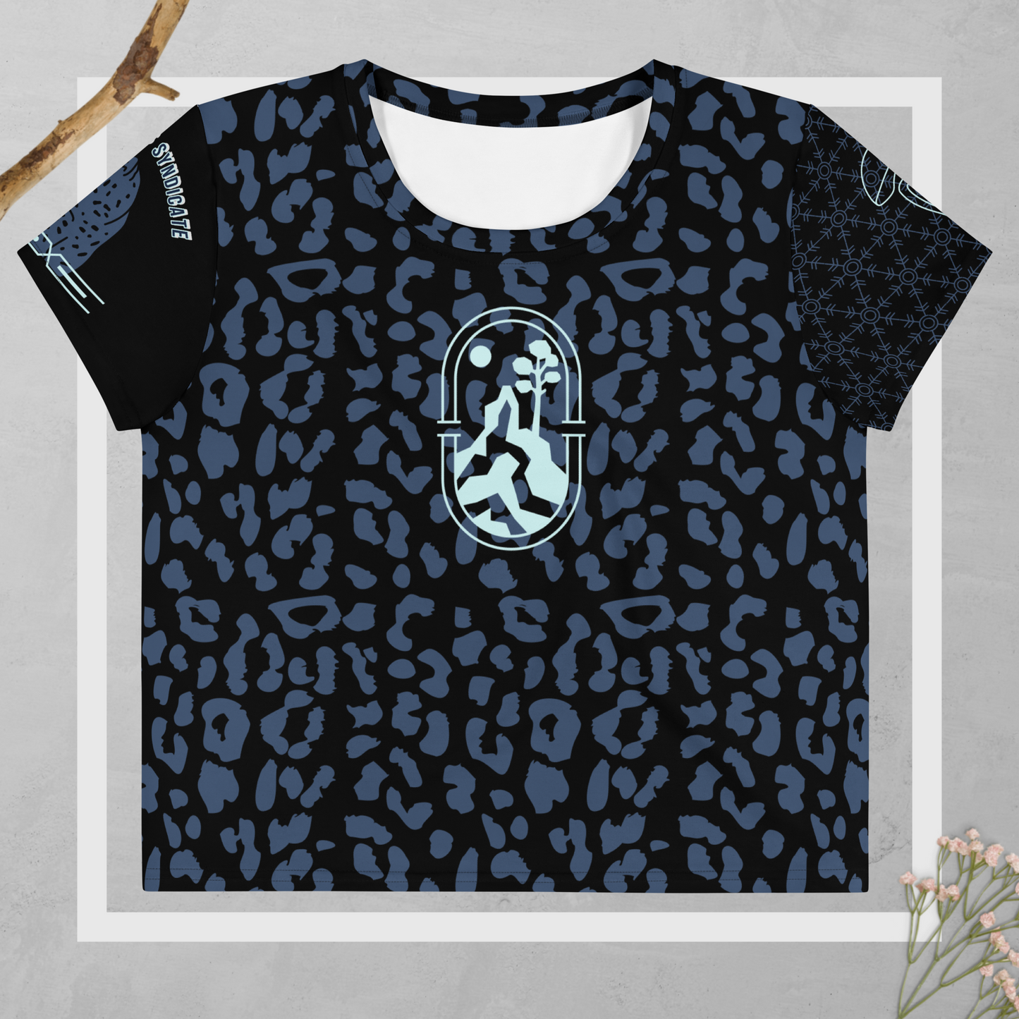 New Age Ambition- Assassin’s Syndicate “Snow Falls, Silent Cyber-Claws” Crop Top