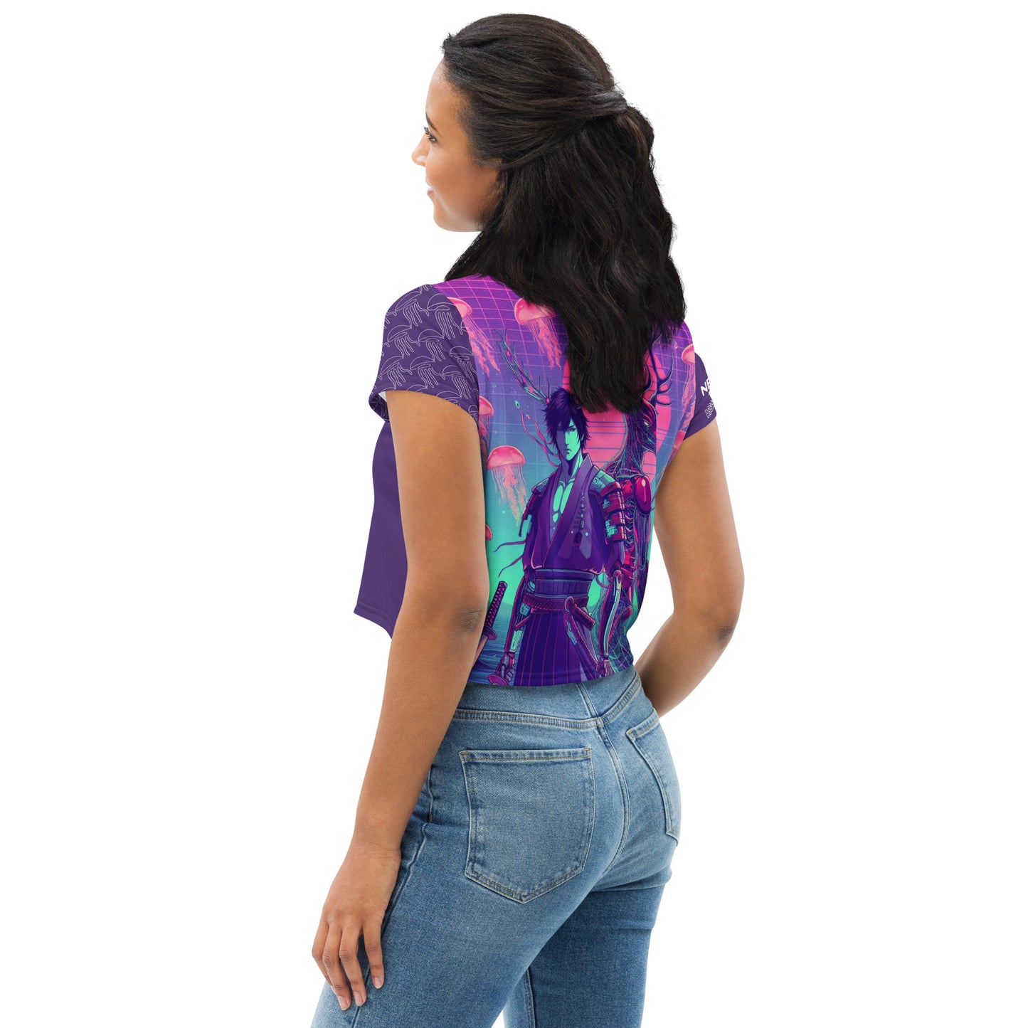 New Age Ambitions- Assassin’s Syndicate “The Red Deer Cyborg” Crop Top