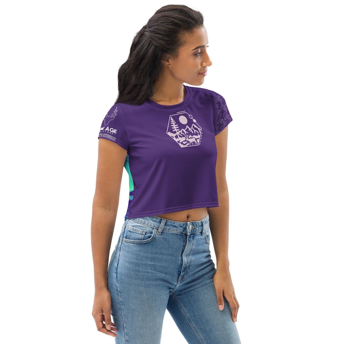 New Age Ambitions- Assassin’s Syndicate “The Red Deer Cyborg” Crop Top