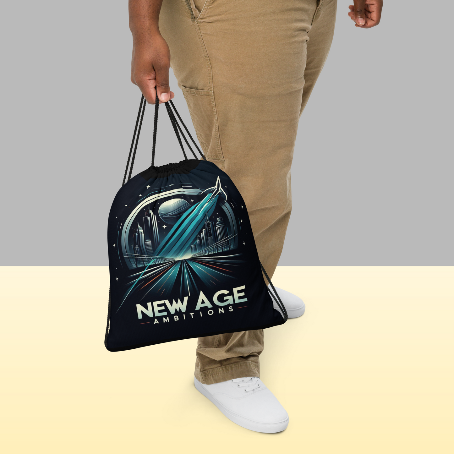 NEW AGE AMBITIONS Sigil Drawstring bag