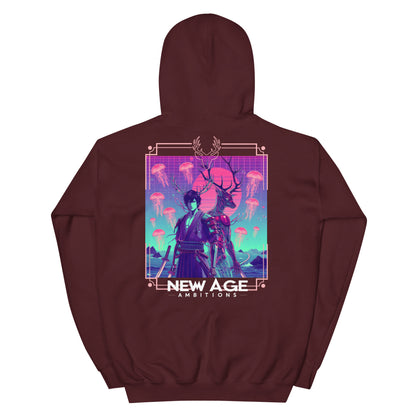 New Age Ambitions- Assassin’s Syndicate “The Red Deer Cyborg” Unisex Hoodie