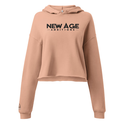 New Age Running Rabbit Crop Hoodie